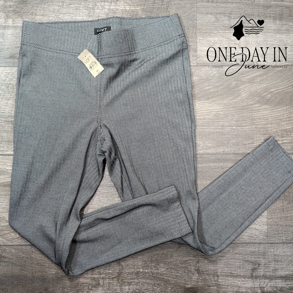 Loft Petite Pull On Crop Legging Pants Size MP